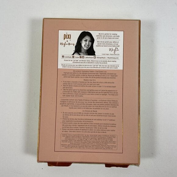 Pixi Weylie Hoang Dimensional Eye Creator Kit Eyeshadow Palette & Eyeliner New - Picture 2 of 5